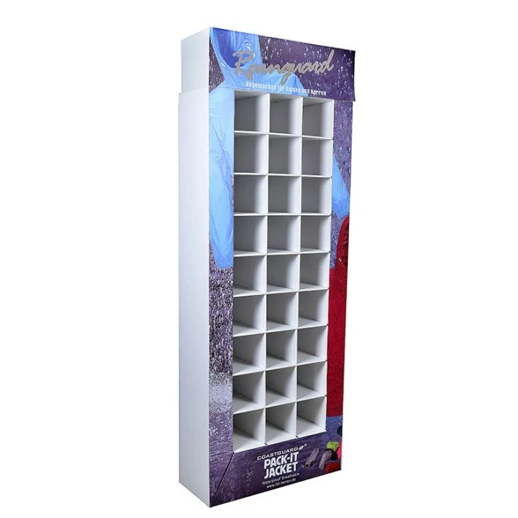 Cost-effective Custom Private Label Paper Cardboard Display Stand POP Displays For Cell Jam Milk Bottle Wine